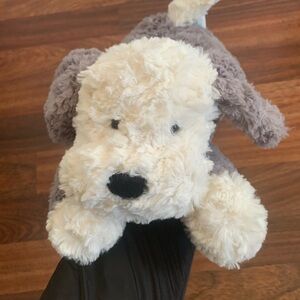 Jellycat Tumblie Sheep Dog Grey White 14” Plush Huggable All Ages Soft PA-14595